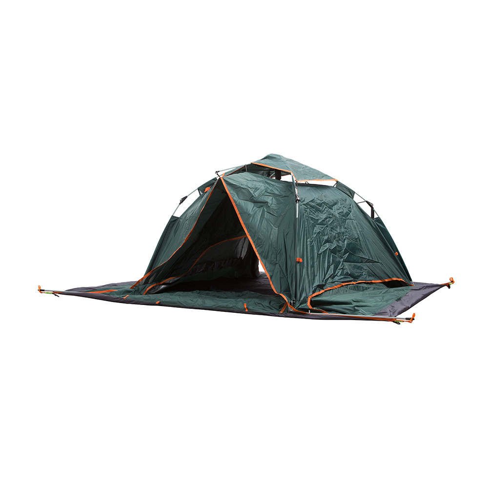 Auto pop up Hydraulic spring hiking tent 3-4person family  camping tent breathable Anti-UV canopy tent with carry bag