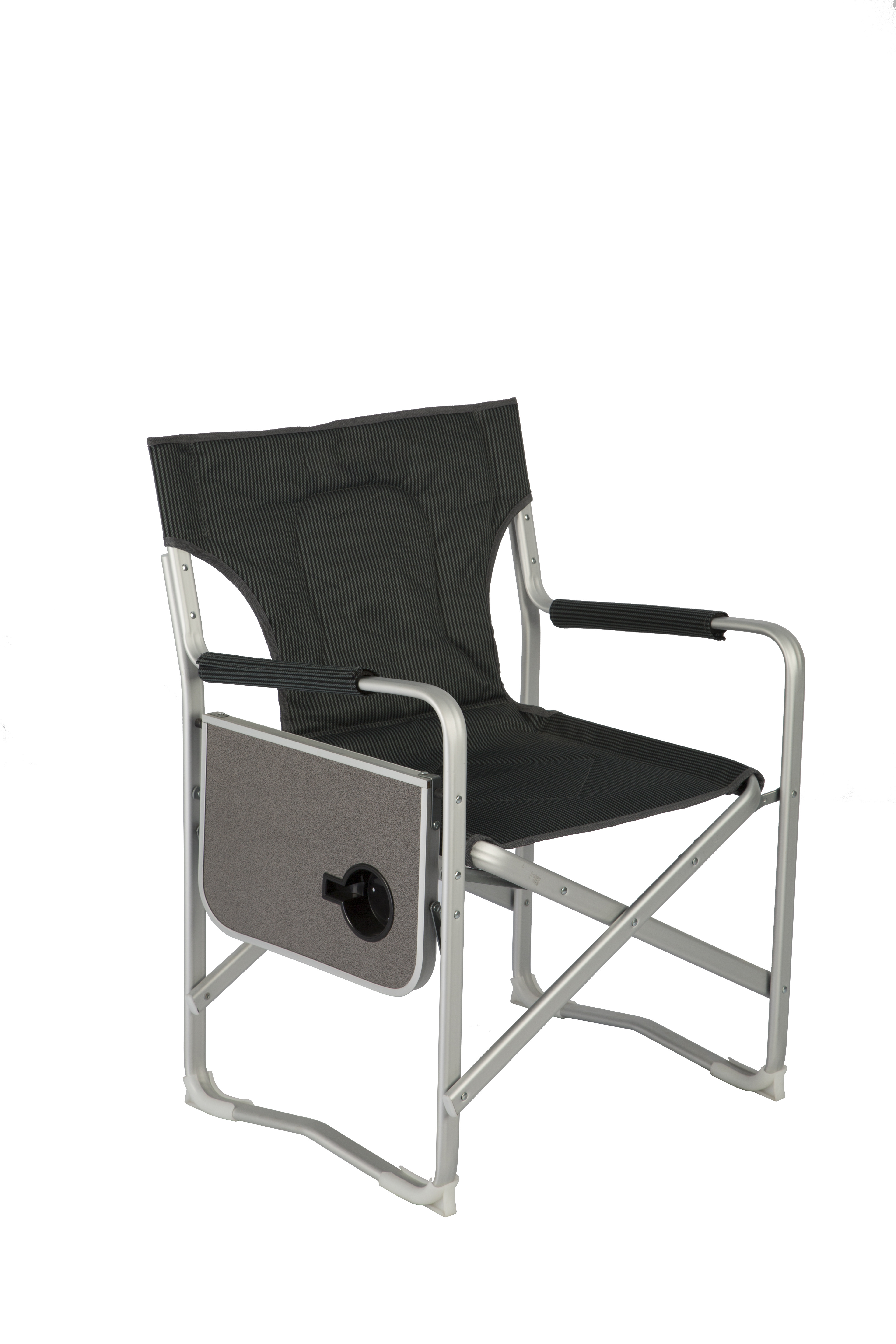 Makeup Office Aluminum Folding Director Chair With Side Tray for outdoor