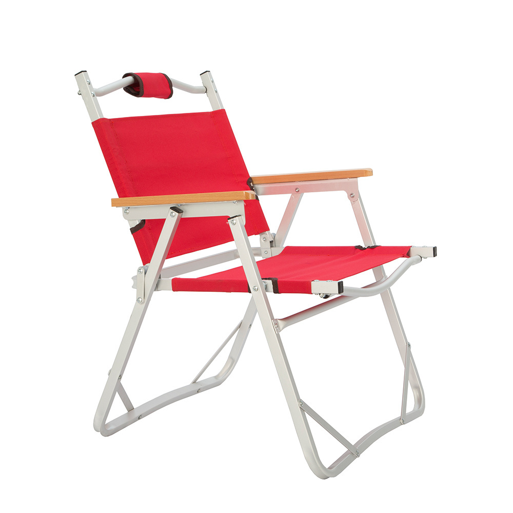 Aluminum portable low seat beach camp chair