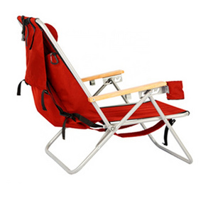 Portable aluminum folding backpack outdoor camping rocking beach chair