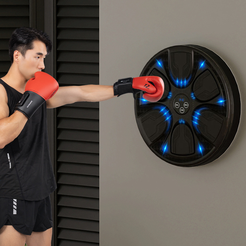 Boxing Training Machine Wall Mounted Smart Music Boxing Target for Kids Adults Punching Targets Stress Relief Training