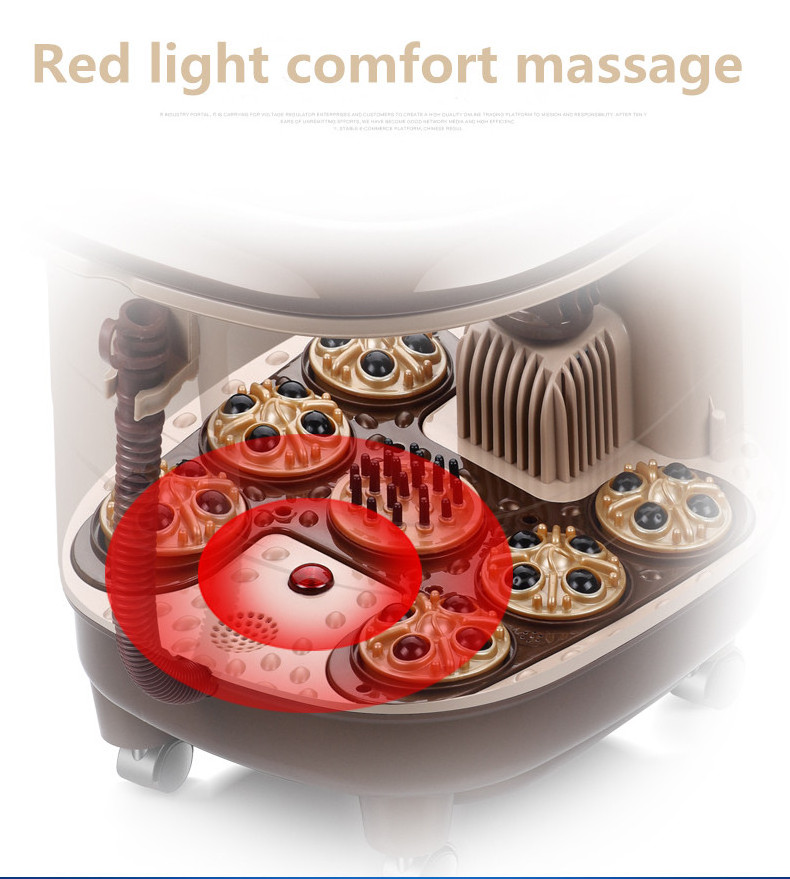 Foot Spa Heat and Massage and Jets Includes A Remote Control A Pumice Stone Collapsible Massager Foot Spa Bath