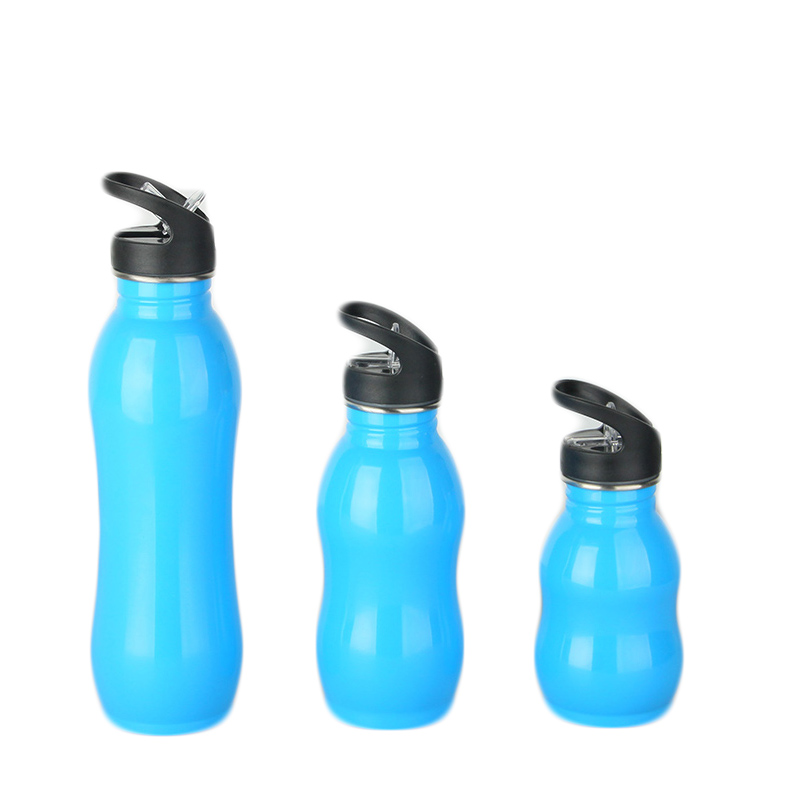 Food Grade Popular stainless steel water bottle gourd shaped sport water bottle