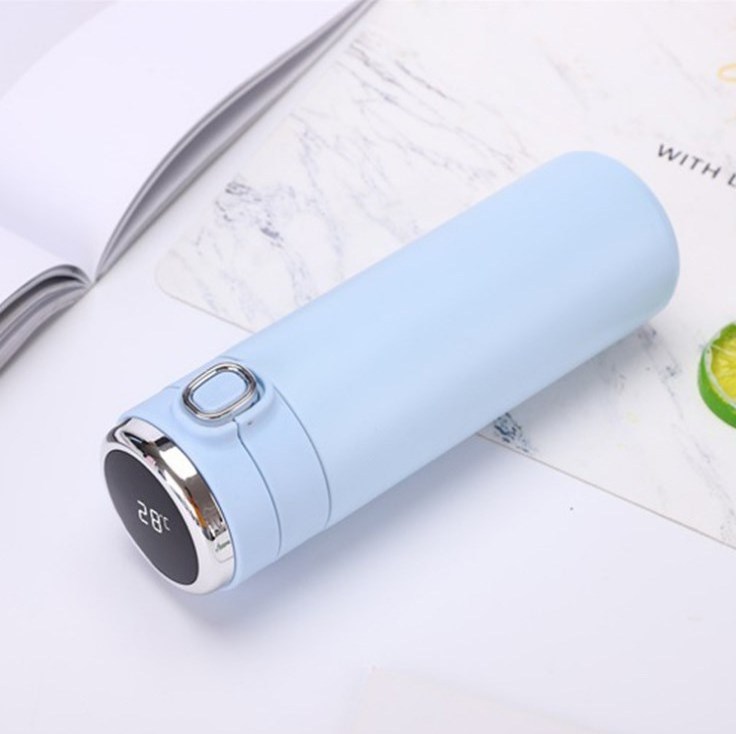 Double Wall Insulated Custom vacuum flask Smart Thermos Water Bottle with Led Temperature Display