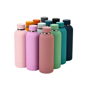 Customized Color Double Wall Insulated Water Bottle Stainless Steel Vacuum Thermos Flask