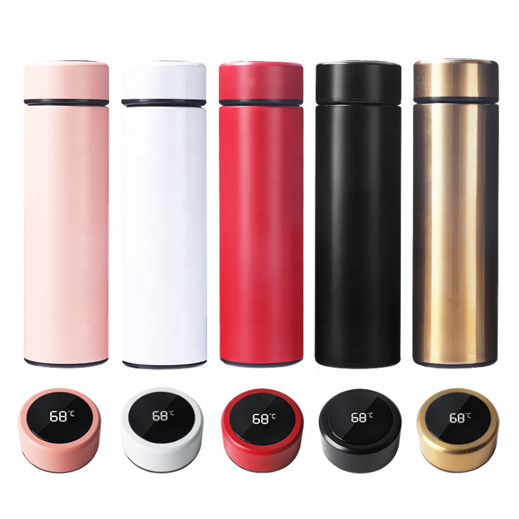 Top Quality Double Wall Stainless Steel Water Bottle Wholesale Vacuum Flask With Smart Temperature Display