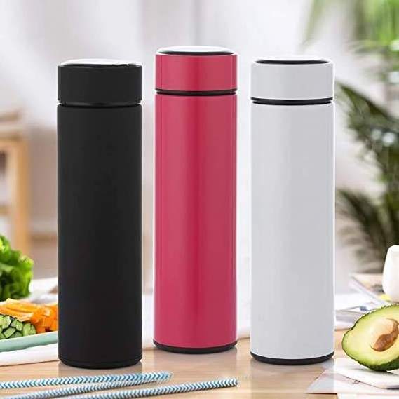 Top Quality Double Walled Insulated Stainless Steel Vacuum Flask Wholesale Intelligent Thermal Eco Smart Water Bottle