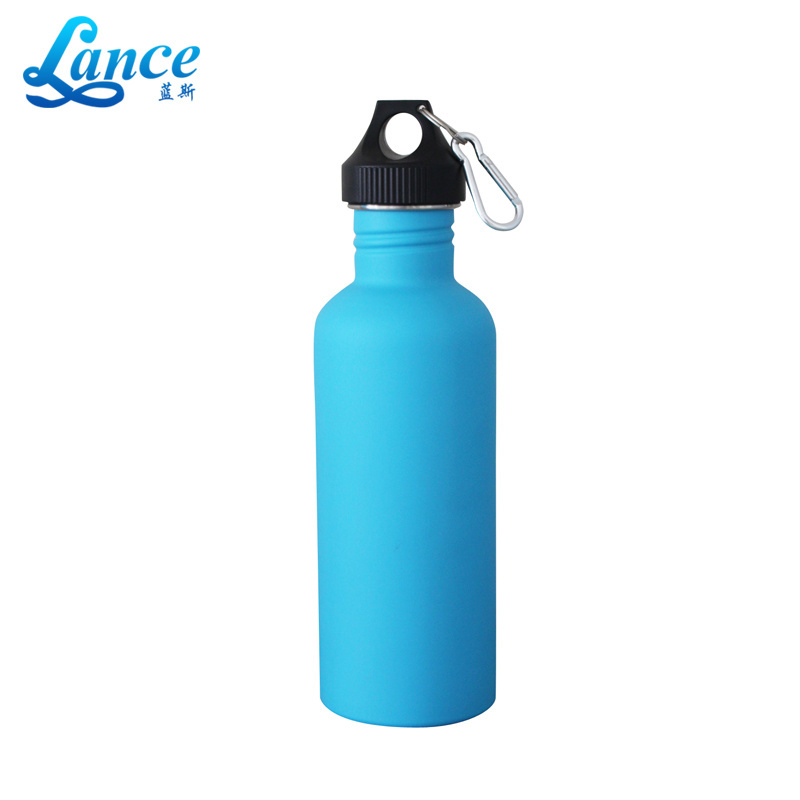 promotion single wall stainless steel water bottle