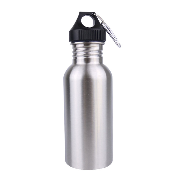 American Style 500 ml Single Wall Aluminium Outdoor Sports Drinking Water Bottle With Handle