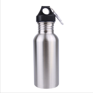 American Style 500 ml Single Wall Aluminium Outdoor Sports Drinking Water Bottle With Handle