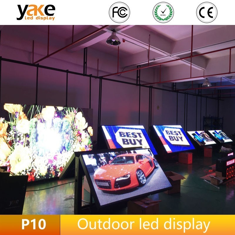 Wifi double sides led panel sign P5 P6 P8 P10 4x8ft front service led studio billboard advertising hd tv big outdoor led screen