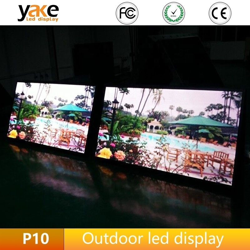 Wifi double sides led panel sign P5 P6 P8 P10 4x8ft front service led studio billboard advertising hd tv big outdoor led screen