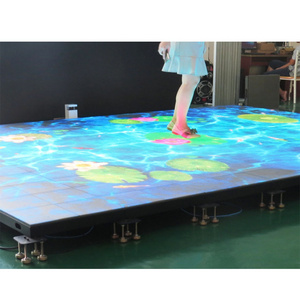 P2.5 P2.9 P3.91 Interactive Indoor LED Dance Floor Screen Led Video Dance Floor For Club Party Fashion Show Dance Floor Screen