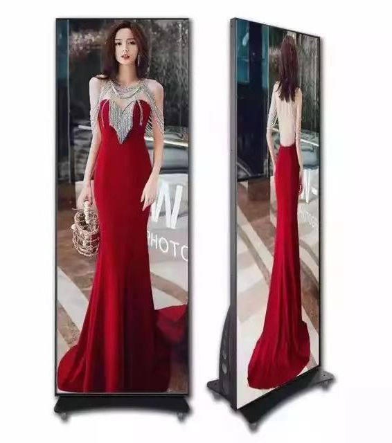 Yake Indoor Digital Signage Wifi 4G USB P1.9 P2 P2.5 P3 LED Window Banners Video Wall Board LED Display Poster Screen