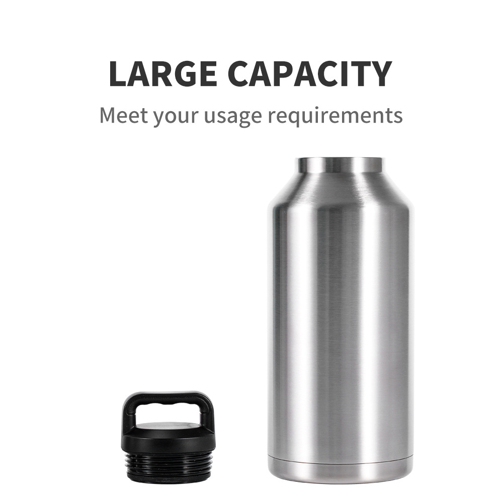 1 Liter Stainless Steel Water Bottle Vacuum Insulated Water Bottle Outdoor Thermal Bottle for Hiking