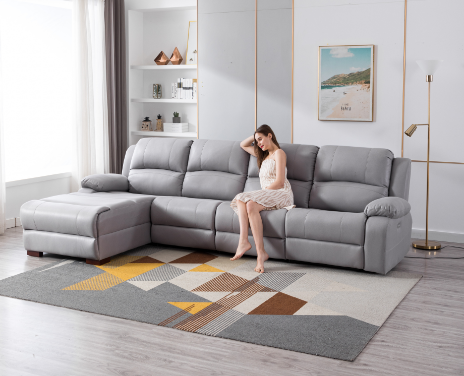 Comfortable living room sofa recliner sofa combination sofa