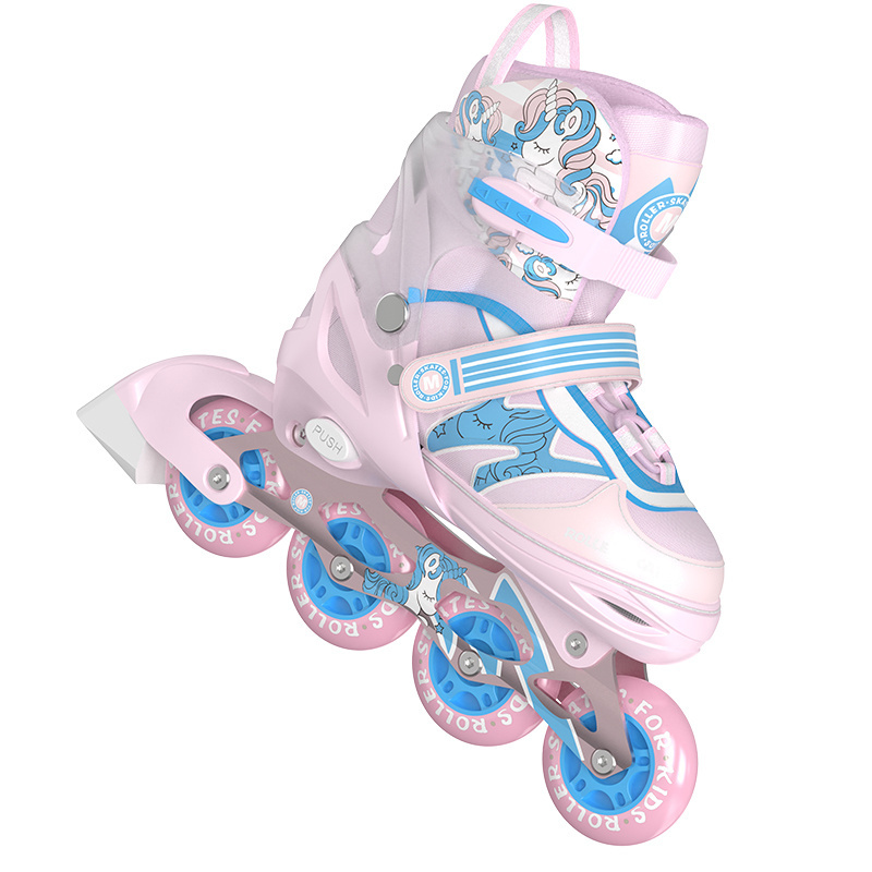 Three-in-one skates girls roller skates beginners professional adjustable