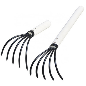 5-Tine Stainless Steel Handheld Claws Rake Garden Ninja Claws Rake Conch Clam Beach Rake Dig Seafood Tool