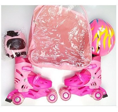 China supplier off-road inline skates pink skate shoes