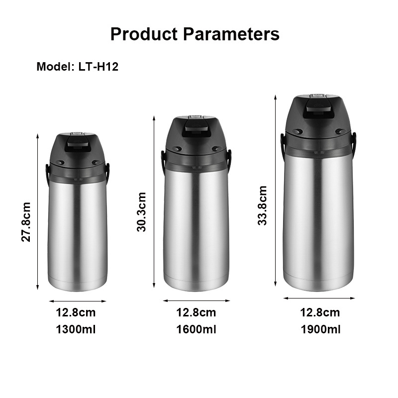 Insulated Stainless Steel airpot coffee Beverage dispenser with pump