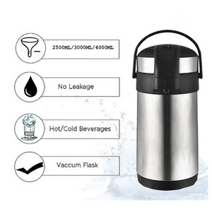 Stainless Steel double wall vacuum airpot coffee dispenser