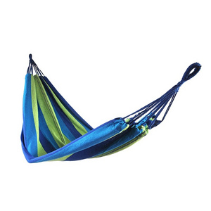 New product light portable and durable outdoor camping swing portable hammock rainbow color tree hammock