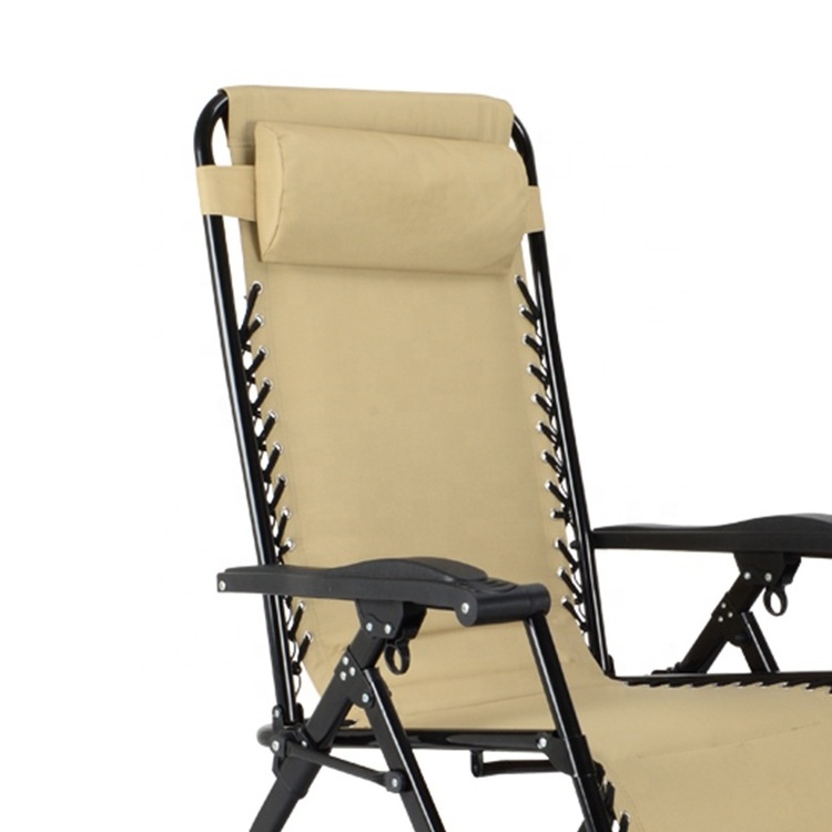 Factory Direct Sales Zero Gravity Chair Folding Outdoor Foldable Beach Chair Relax Chair Lounge Portable