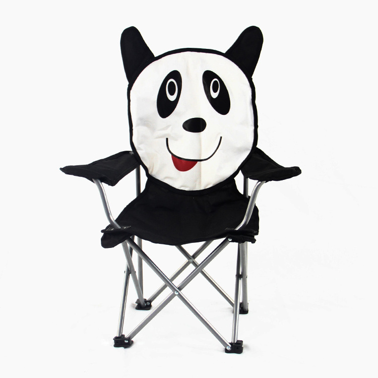 Outdoor Chair cartoon child squad beach Chair, metal frame easy to open and with cup holder folding lawn kid Chair