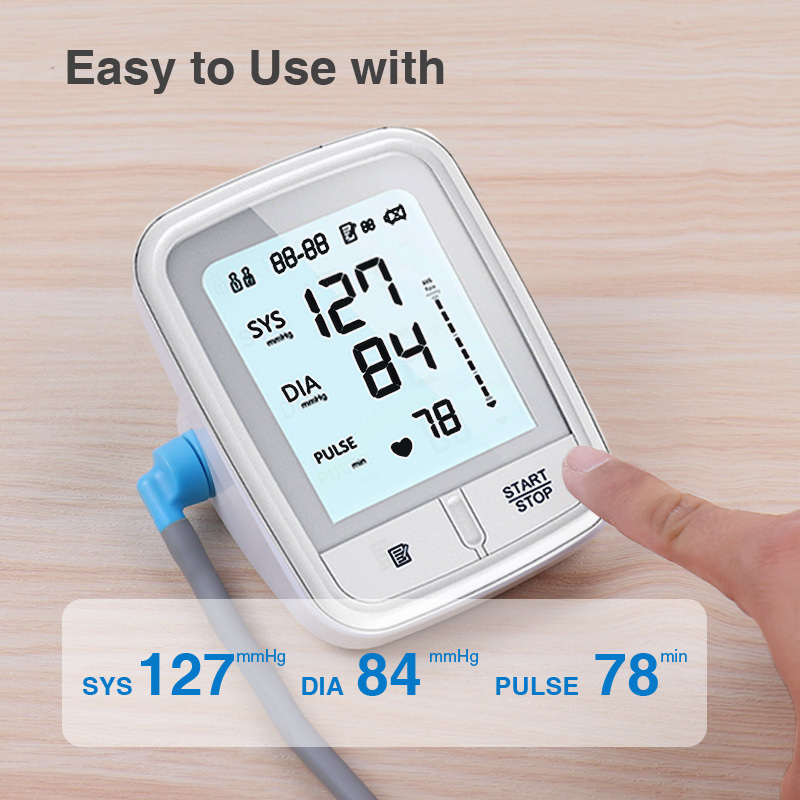 Backlit Backlight Factory Price Upper Arm Sphygmomanometer bp machine digital blood pressure monitor cuff baumanometro digital