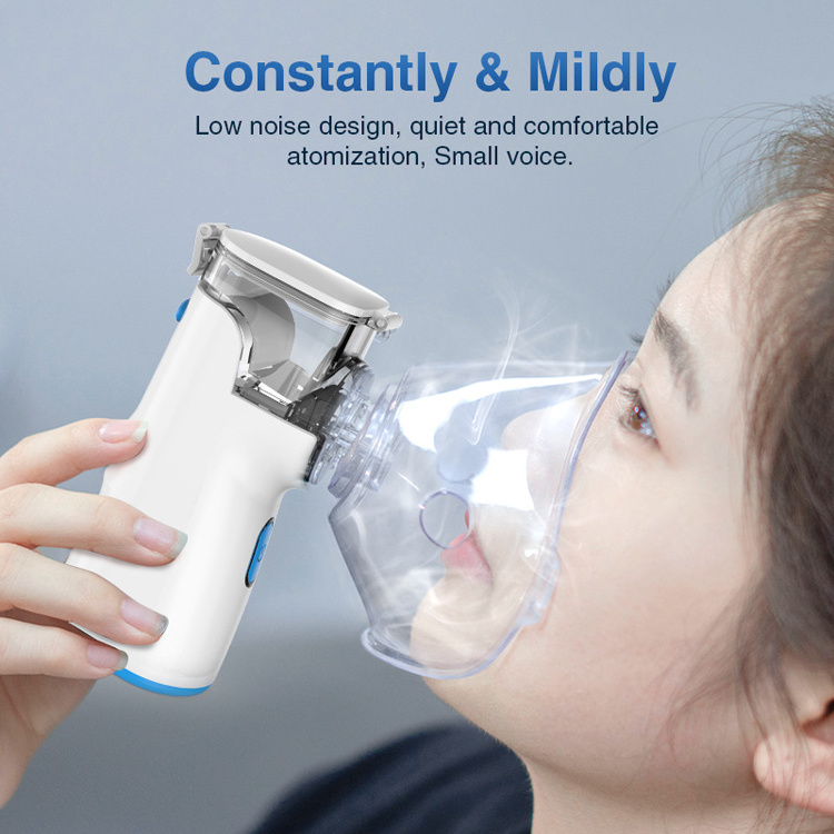 Yonker household medical devices nebulizador Medical Ultrasonic Inhaler Baby Kid Mesh Inhaler Portable Mini Nebulizer