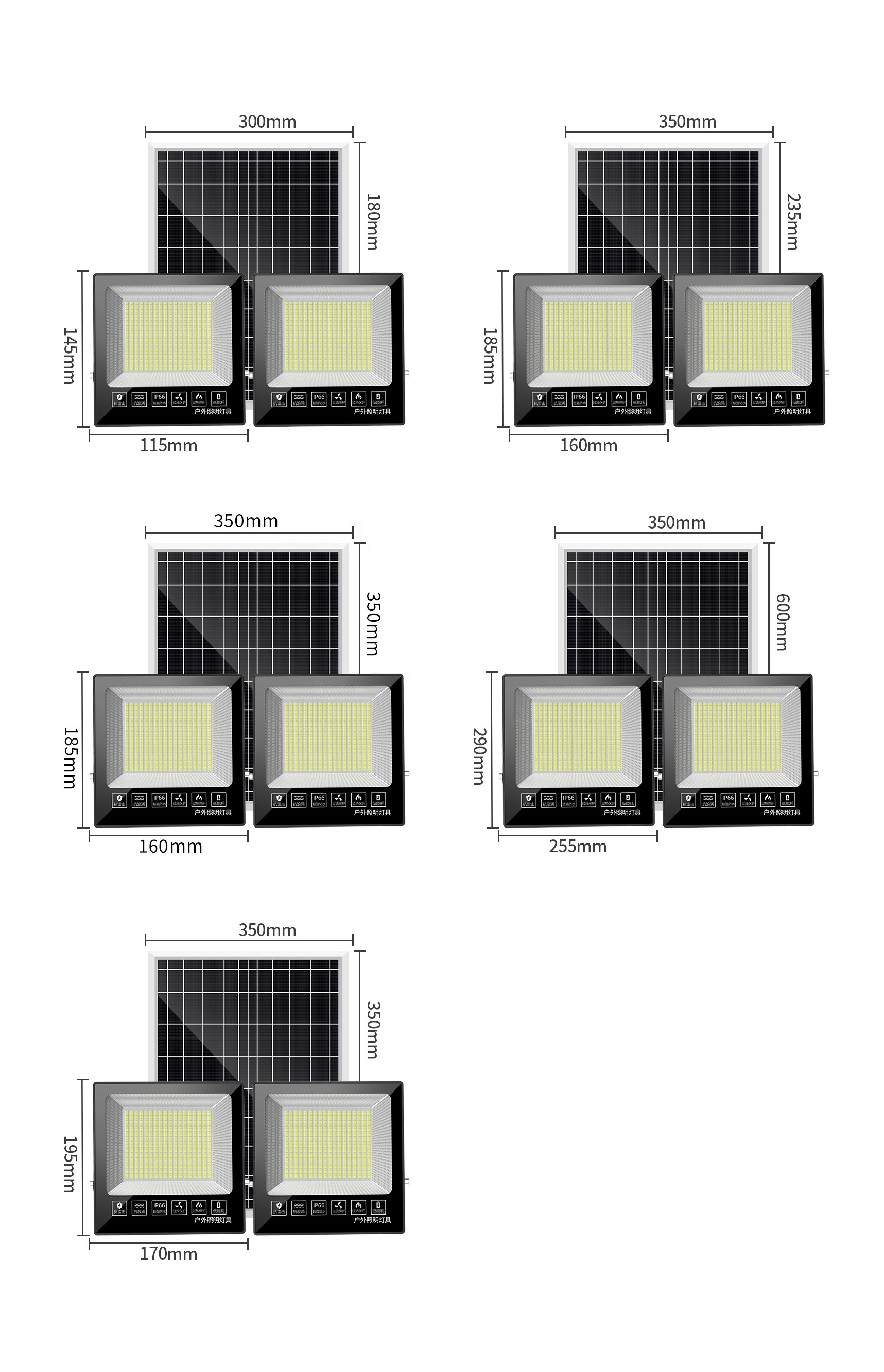 Adopt Thickened ABS Lamp Body Solar Flood Light-operated System Light Solar Lantern With Long Life Battery