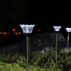 2022 Hot Sale Solar Energy Product 8LED Acrylic Solar Outdoor Lamp For Garden Pathway