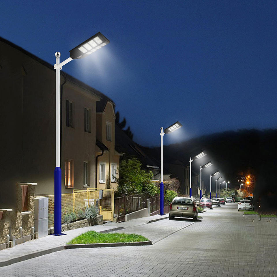 Meixin High temperature IP65 300W 400W 800W 1000W Outdoor farola solar All In One Integrated led solar street light