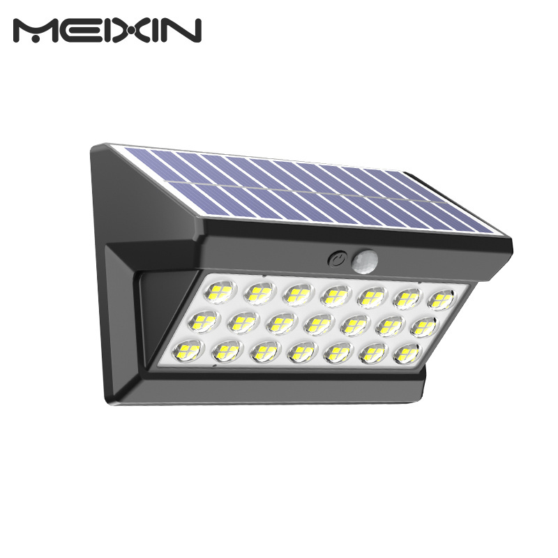 Meicheng Solar Powered Outdoor New Product LED PIR Body Motion Sensor Wall Night light