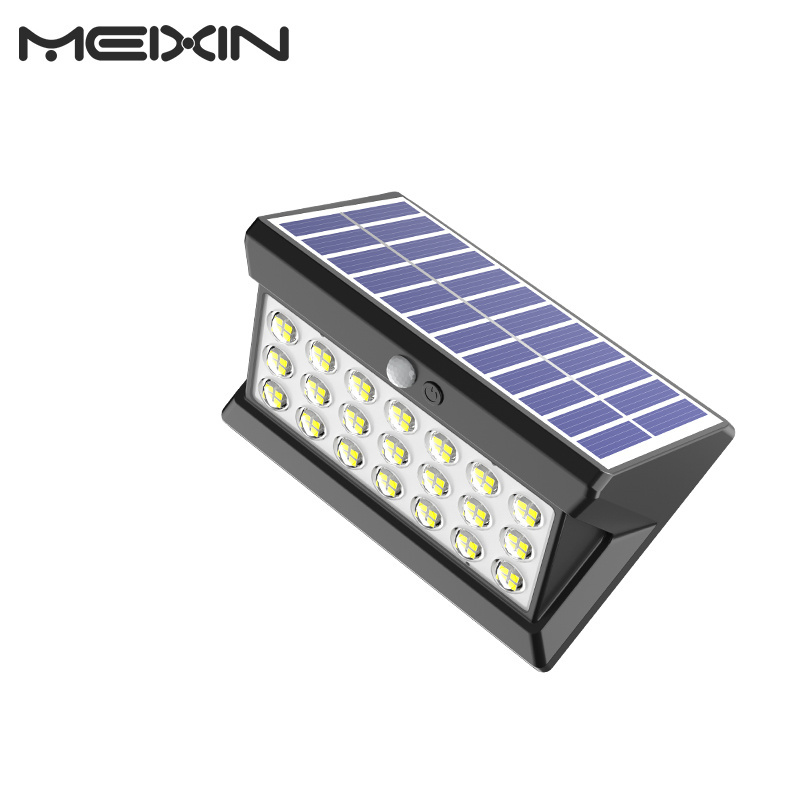 Meicheng Solar Powered Outdoor New Product LED PIR Body Motion Sensor Wall Night light