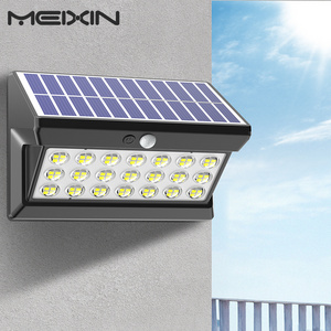 Meicheng Solar Powered Outdoor New Product LED PIR Body Motion Sensor Wall Night light