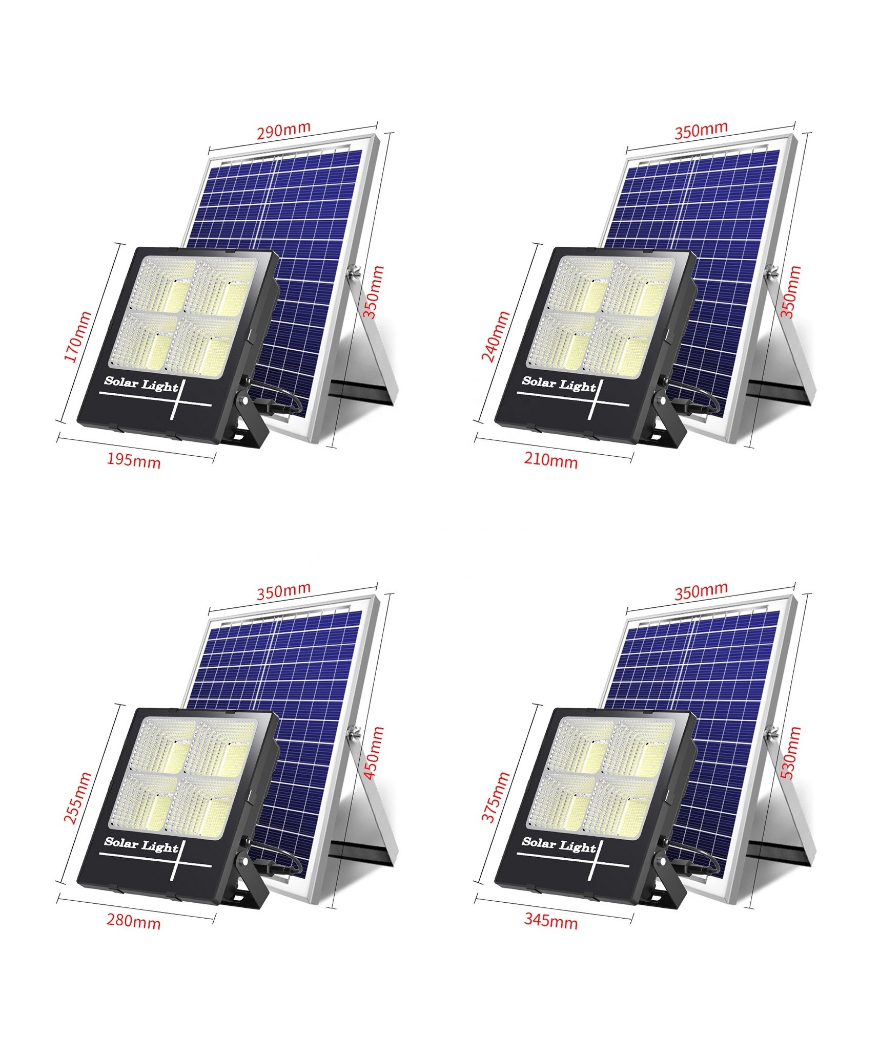 Intelligent Light-operated 32650 Lithium Battery Solar Pathway Lights Outdoor Garden Lights Solar Lamp