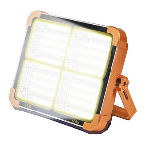 12000mah Portable Camping Emergency Lamp Floodlight Led Work Light Spotlight Usb Solar Charging Flood Light