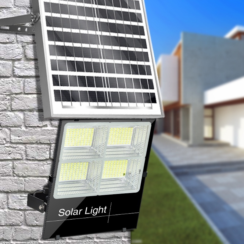 High Brightness Solar Garden Spotlight  Led Flood Light 25W 40W 60W 100W Solar Outdoor Lamp With Remote Control