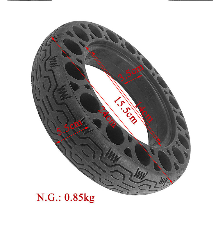 10 Inch Electric Skateboard Tire Solid Tyre 10x2.125 for Electric Scooter Skate Board Non-inflatable Scooter Tyre