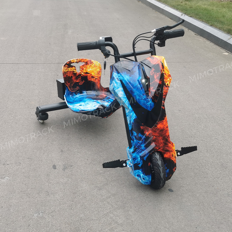 Smart Electric Drifting Trike Scooter with led light 3 wheel  external large battery intelligent drift car