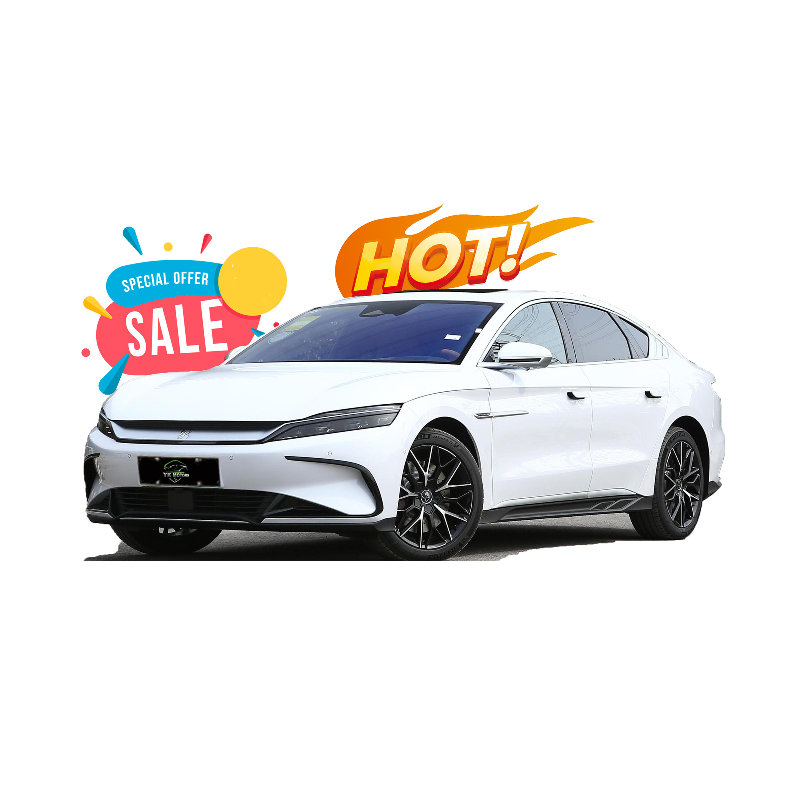 YK MOTORS Fast Electr Vehicles Byd Han Ev 4X4 In Stock Electric Vehicle Rear Wheel Drive Electric Cars Prices