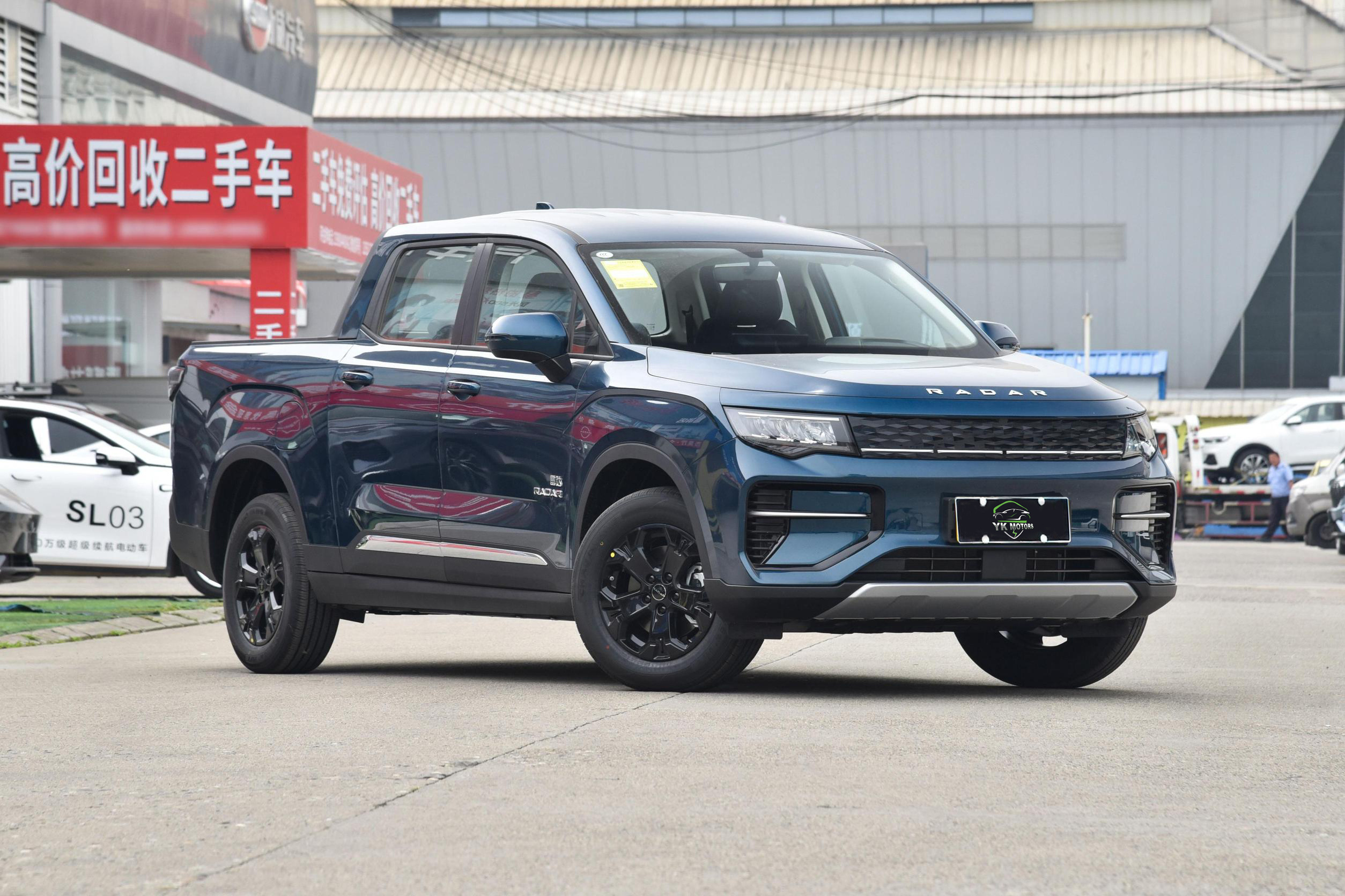 2024 4 Wheel NEW Releasing Geely Ev Car Radar RD6 4 Doors 5 Seaters Pick Up Long Range Electric Pickup Truck 4x4 4wd Cars