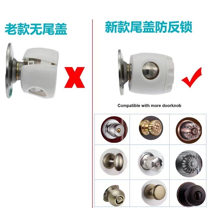 Child-proof door lock round door handle baby anti-door lock child safety lock