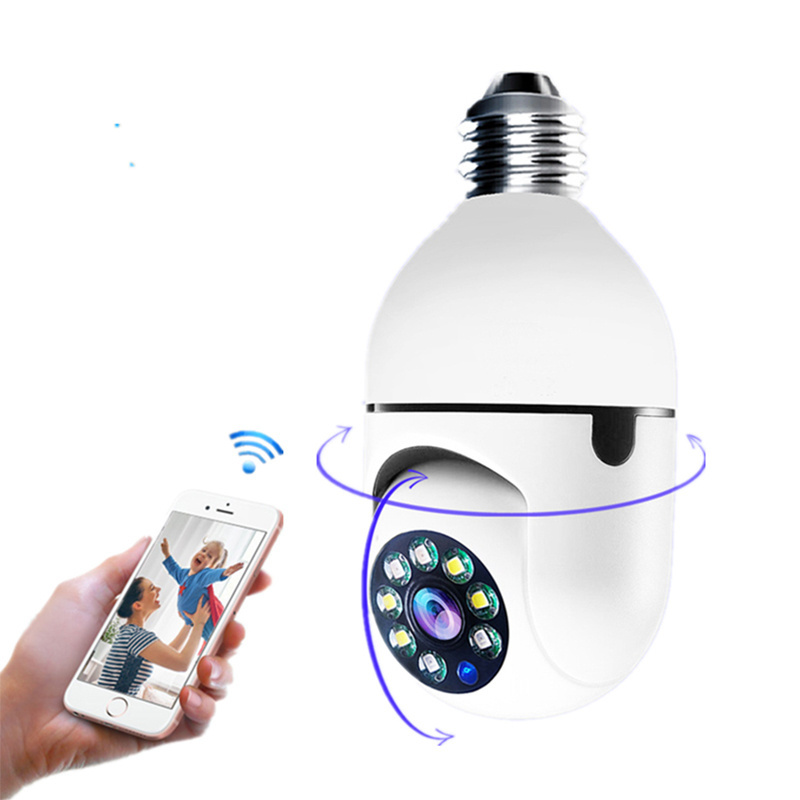 High Quality Hot Sell 5G Light Bulb Surveillance wifi 2MP Camera HD Wifi Smart Camera Home Security Wireless Camera