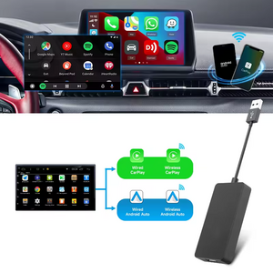 High Quality Factory Car Play Dongle Portable Android Auto Wireless Ai Box Car Universal Carplay Adapter