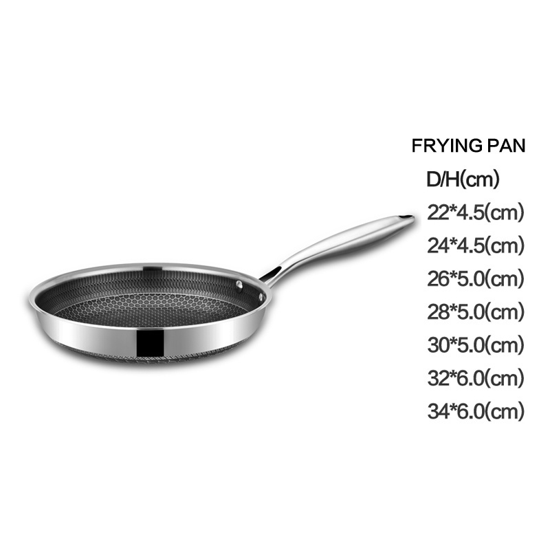 DSFOM 5701 Customizable stainless steel kitchen utensils non stick cooking pot set with Glass Lid