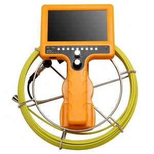 Sewer / Drain Inspection Camera Waterproof IP68 7.0'' Display Meter Counter 30mts Cable Reel 17mm Lens Sapphire Glass