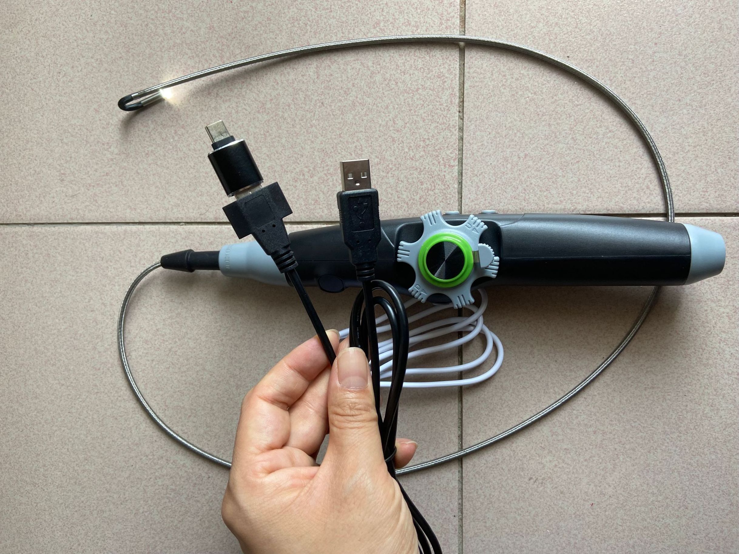 WIFI Endoscope Camera Flexible Snaked USB Borescope 2 Way Articulation For Android PC IOS Endoscope Waterproof IP67