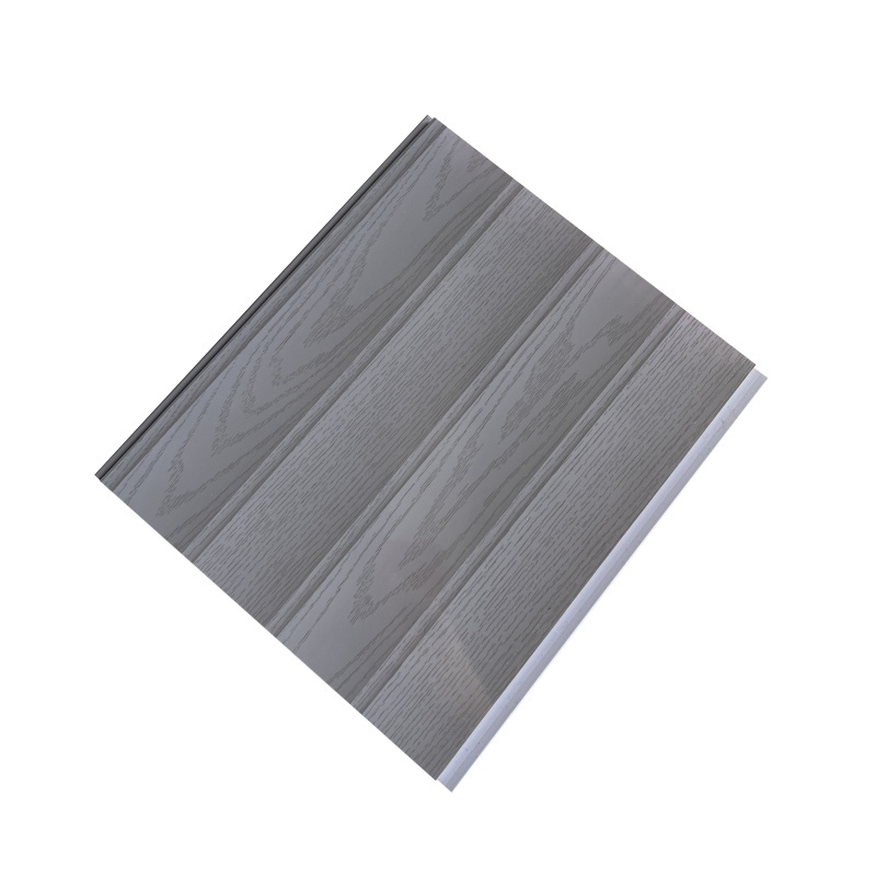 Yike Waterproof PVC Ceiling Tile Ceiling Panel Wooden Colour easy drop in instal for Houses